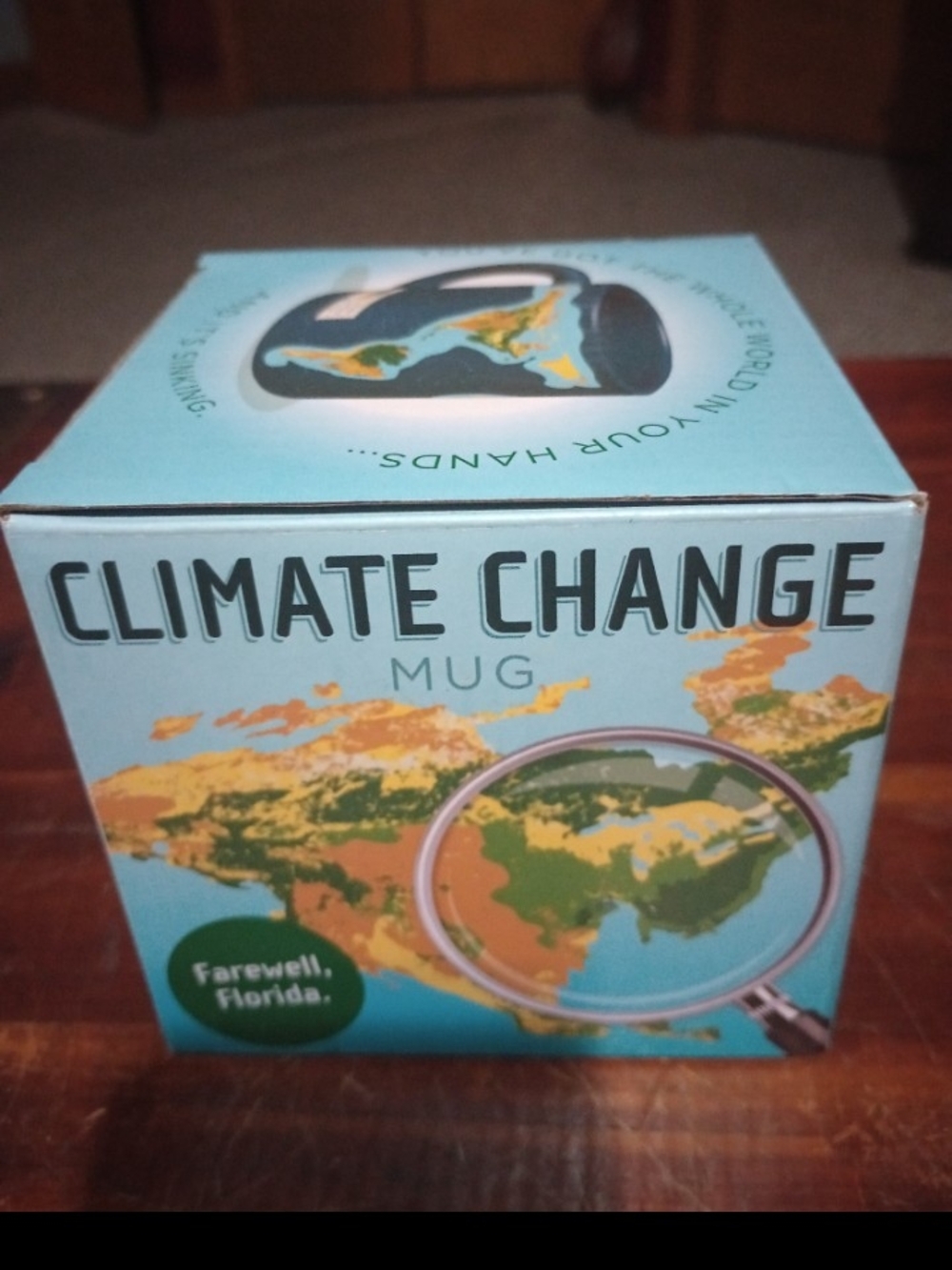 Climate Change Mug - Light Blue Boxed Ceramic Mug